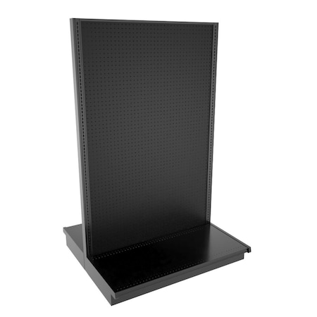 Lozier Gondola Island Display Starter, Black 48W 78H 22D P412T-ST